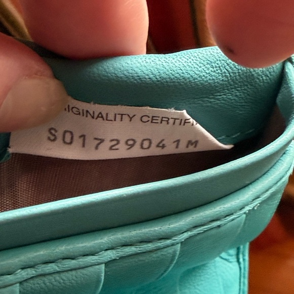 Bottega Veneta Teal Leather Women’s wallet - Picture 4 of 10